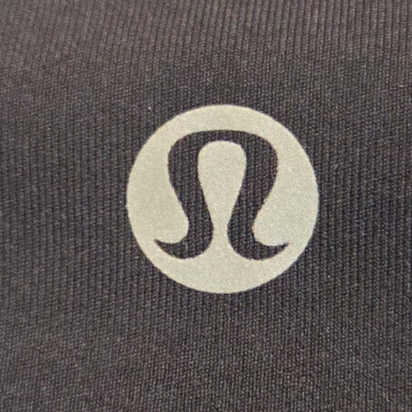 Lululemon Athletica Black Capri Leggings With Zipper Pocket & Mesh Down The Legs - Picture 3 of 10